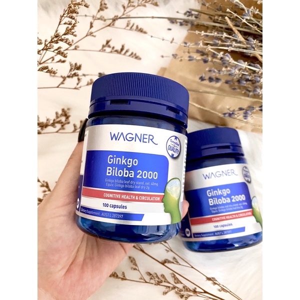 Viên Uống Bổ Não Wagner Ginkgo Biloba 2000 (100 viên)
