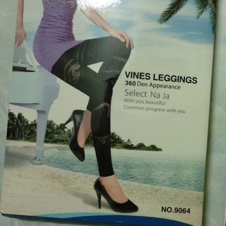 Quần legging hoa văn - hàn quốc