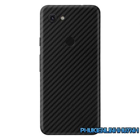 Google Pixe 3A, 3A XL_Dán Film Carbon mặt lưng chống trầy, không bám vân tay