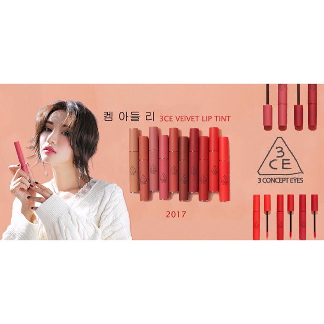 SON 3CE VELVET LIP TINT CHÍNH HÃNG | BigBuy360 - bigbuy360.vn
