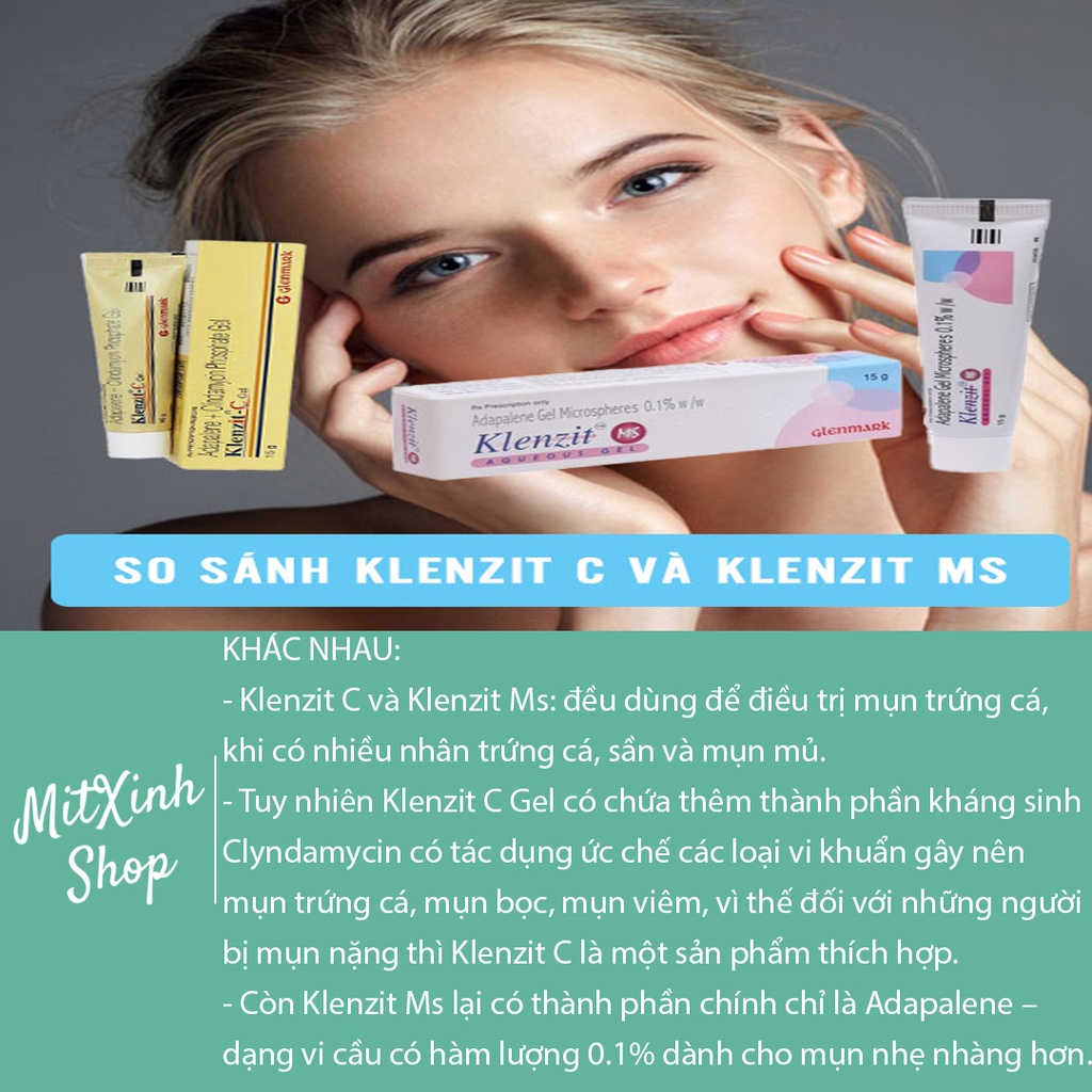 Gel mụn Klz KlzMS KlzC