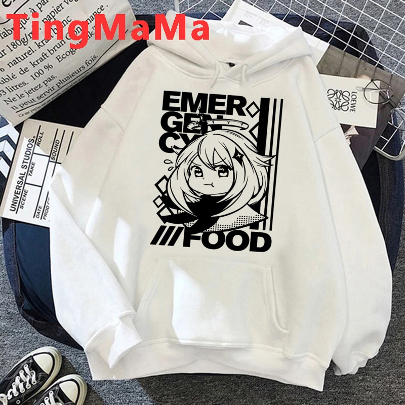 Áo hoodie in họa tiết hoạt hình Genshin Impact Hu Tao Ke Qing 2021 cho nam