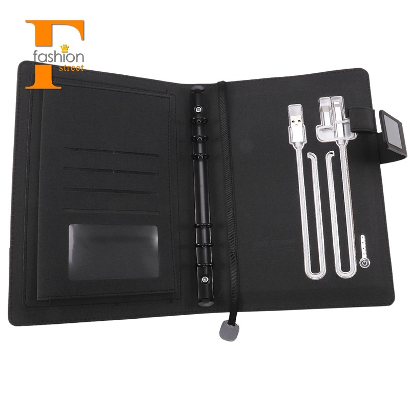 【FS】A5 Notebook Business Travel Planner Multi-Function Power Notebook #8