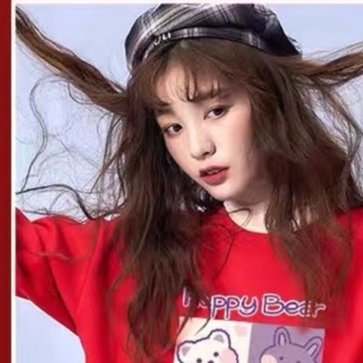 Áo Len Nữ Cổ Tròn Dài Tay Cổ Tròn Họa Tiết Anime Dày Dặn Lót Lông | BigBuy360 - bigbuy360.vn