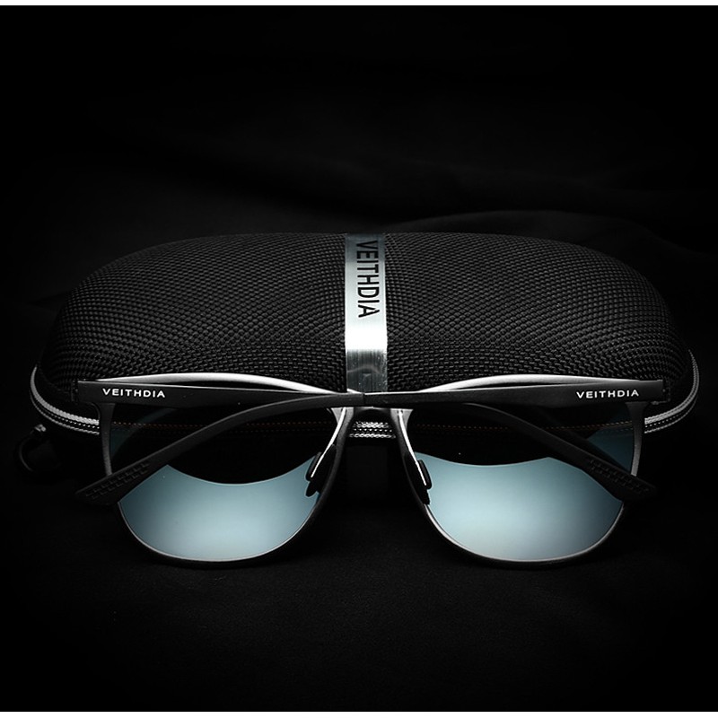 VEITHDIA 6623 Men's Fashion Accessories Light Weight Full Color Aluminum Magnesium Frame Polarized For Driving
