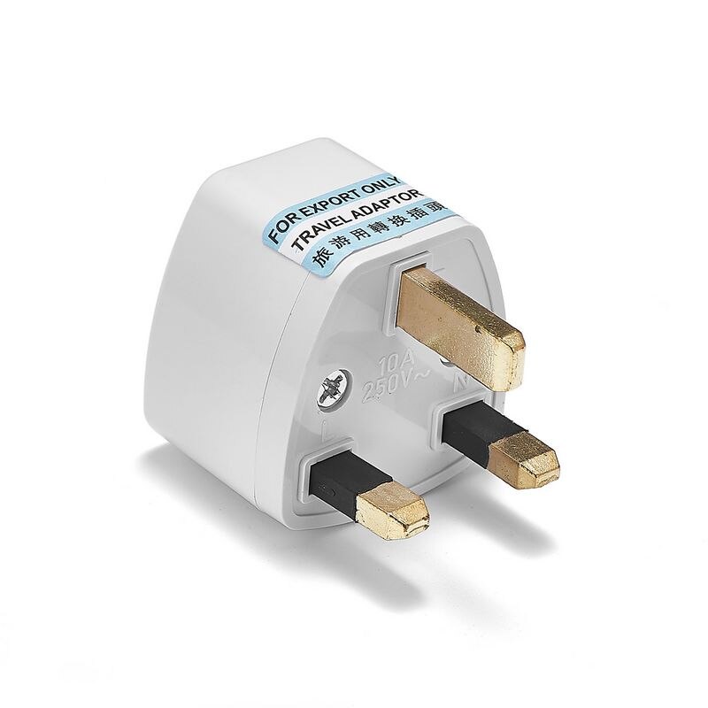 1 cái universal au uk us eu plug adapter us to eu converter black / white australian euro travel adapter ổ cắm điện
