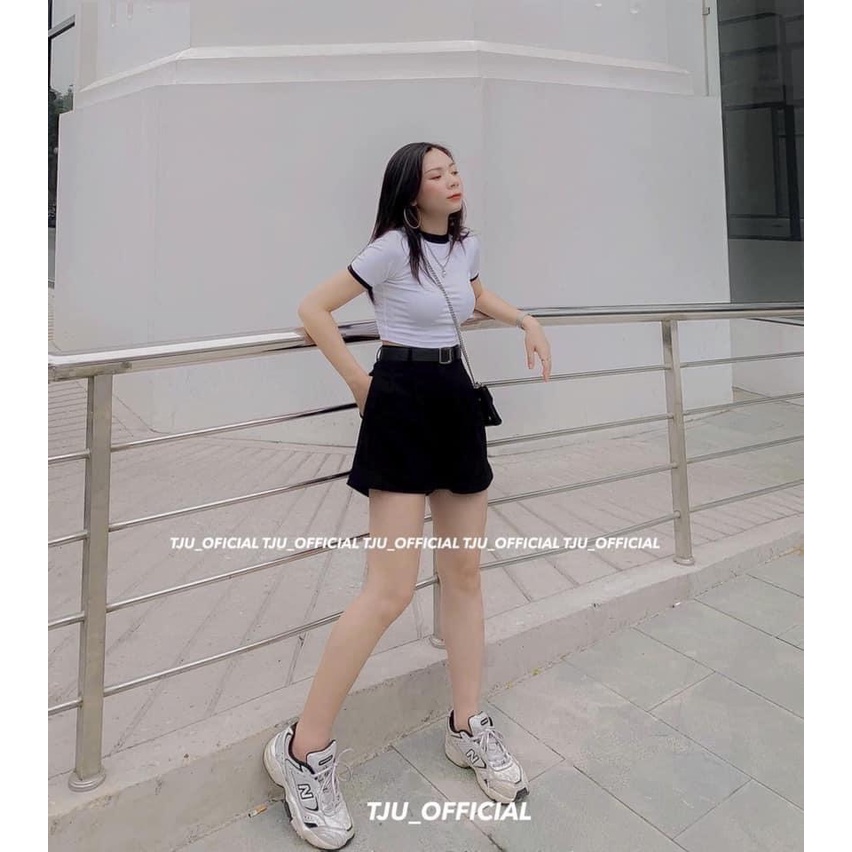 Quần short nữ gập gấu ống rộng hàng đẹp chất tuyết mưa Q575 SUTANO