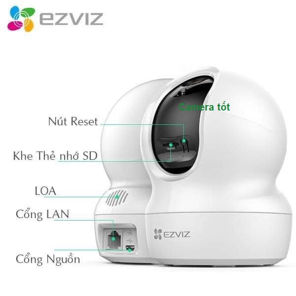 Camera WiFi Ezviz C6N 1080P / 4MP 2K Siêu Net - Xoay 360 độ Chính Hãng