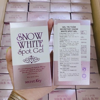 Gel Dưỡng Trắng Da Giảm Thâm Secret Key Snow White Spot Gel 65g - Nuôi Dưỡng Da Mềm Mại, Trắng Xinh