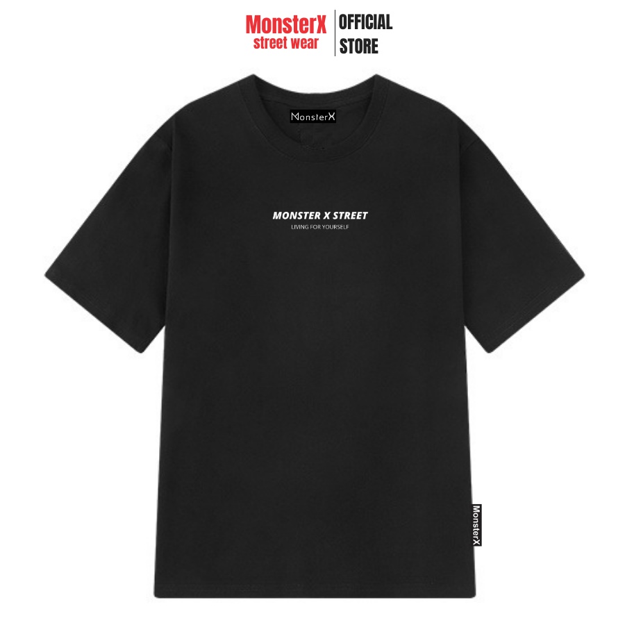 Áo thun unisex MONSTER X STREET MELANCHOLY phông tay lỡ nam nữ form rộng Local Brand