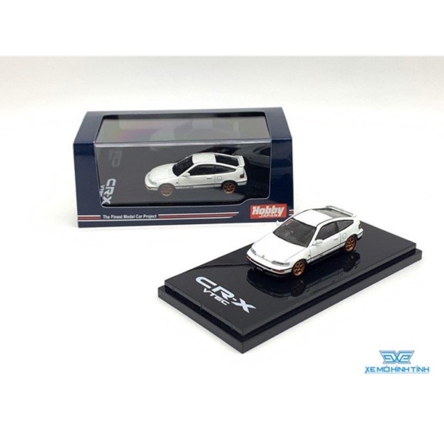 Xe Mô Hình Honda CR-X Sir (EF8) Customized Version 1:64 Hobby ( Trắng , Mâm Vàng )