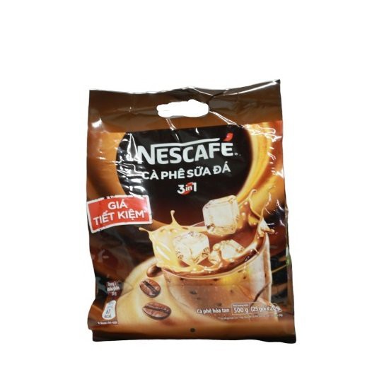 NESCAFÉ 3in1 Cà phê sữa đá - Bịch 25 gói x 20g