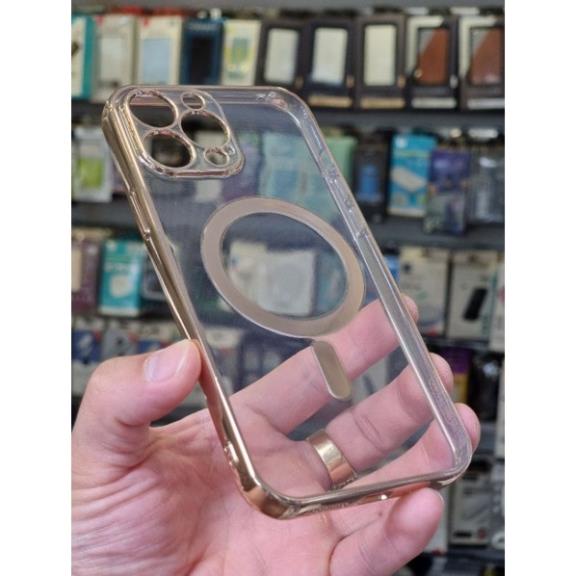 Ốp lưng viền màu bảo vệ Camera iPhone 12 pro max ,13,13 pro ,13 pro max Kst hỗ trợ sạc Magsafe