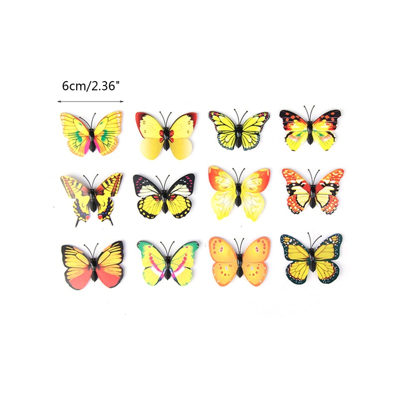 Kẹp Tóc Hình Bướm Màu Cầu Vồng Xinh Xắn Cho Nữ