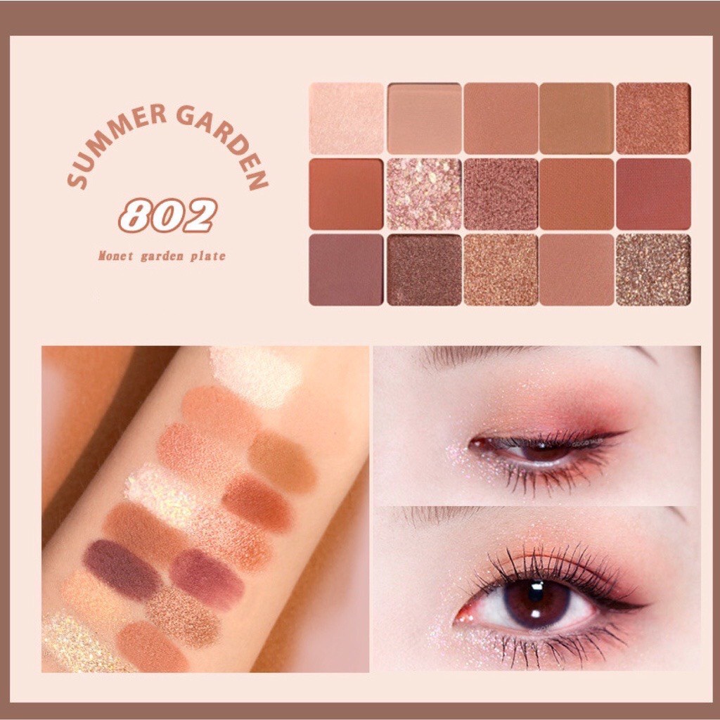 Bảng mắt 15 ô nhà Gogotales Monet Garden Plate .