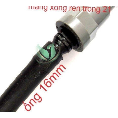 Nối ống PE 16MM ra ren ngoài 21mm PVC- Hệ thống tưới phun mưa