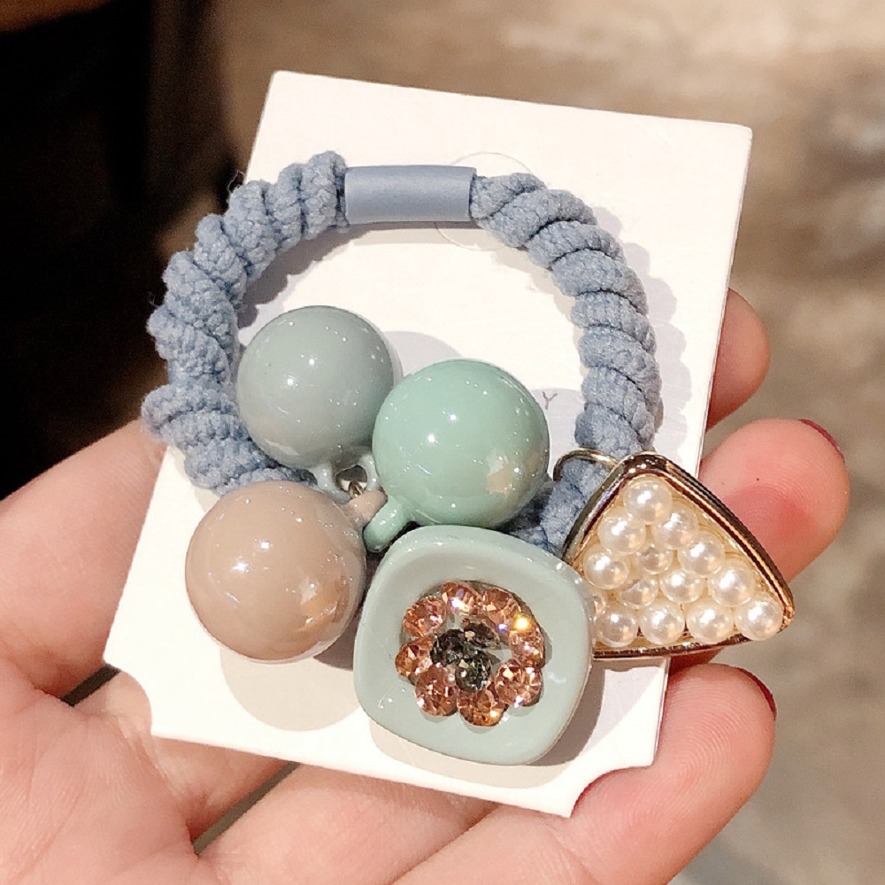 Dây Buộc Tóc Đính Ngọc Trai Thời Trang Cho Nữ