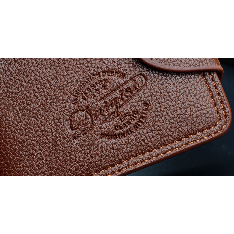 Ví Da Cầm Tay Khóa Kéo Thời Trang Cho Nam