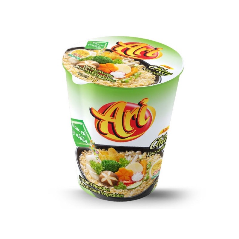 Mì Ly Ari Sợi Khoai Tây 65g - Thùng 24 Ly