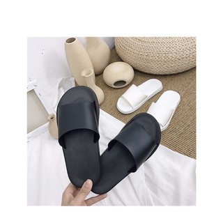 Dép trắng đen basic ulzzang