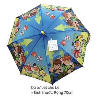 Dù cầm tay cho bé, Dù tự bật cho bé