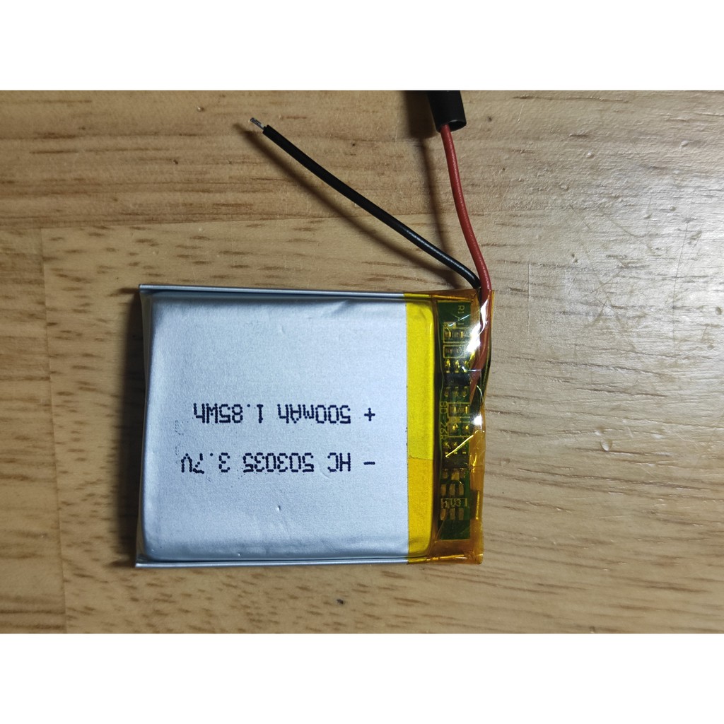 Pin Lithium - Ion 3.7V 503035 500mah