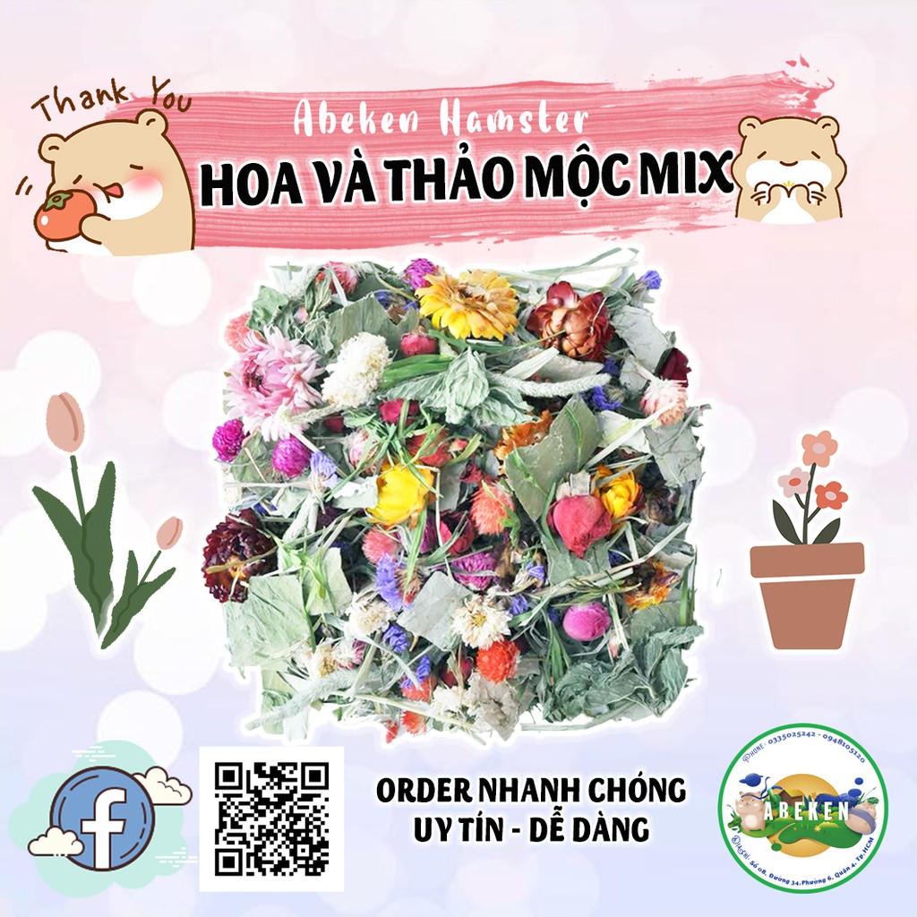 Hoa khô MIX lót chuồng