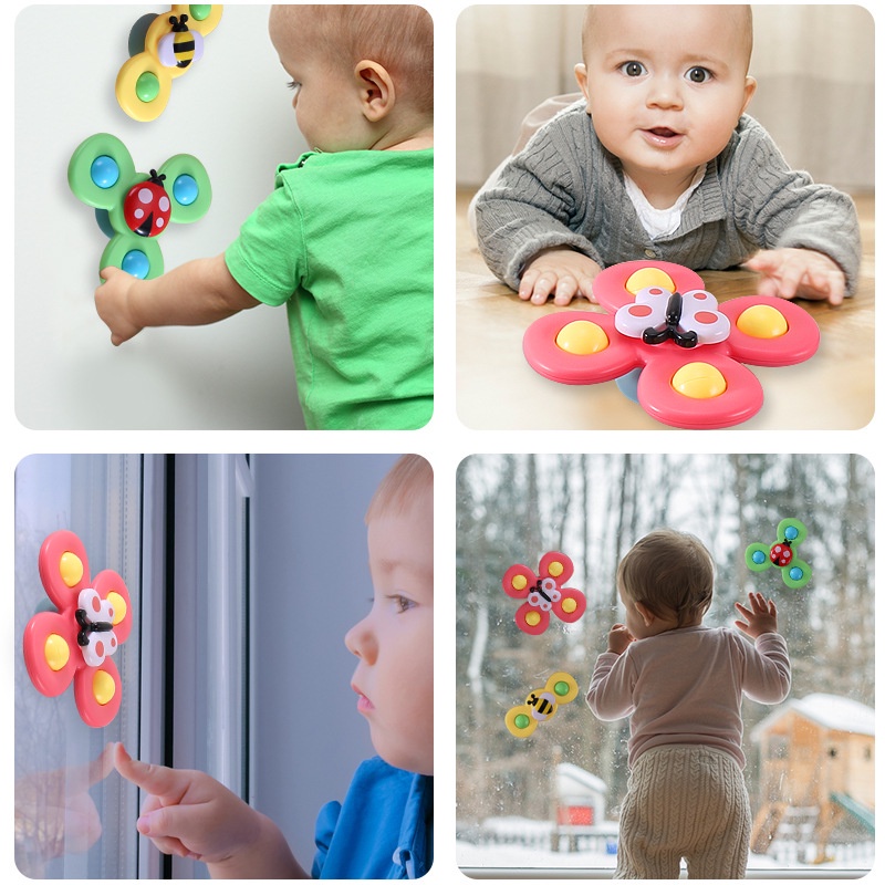 Con quay spinner, Spinner bộ 3 con quay 2 cánh, 3 cánh, 4 cánh SP000039
