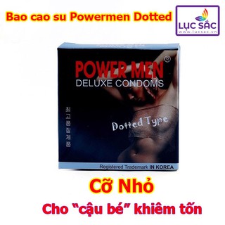 Bao cao su kích thước nhỏ powermen dotted - cs035