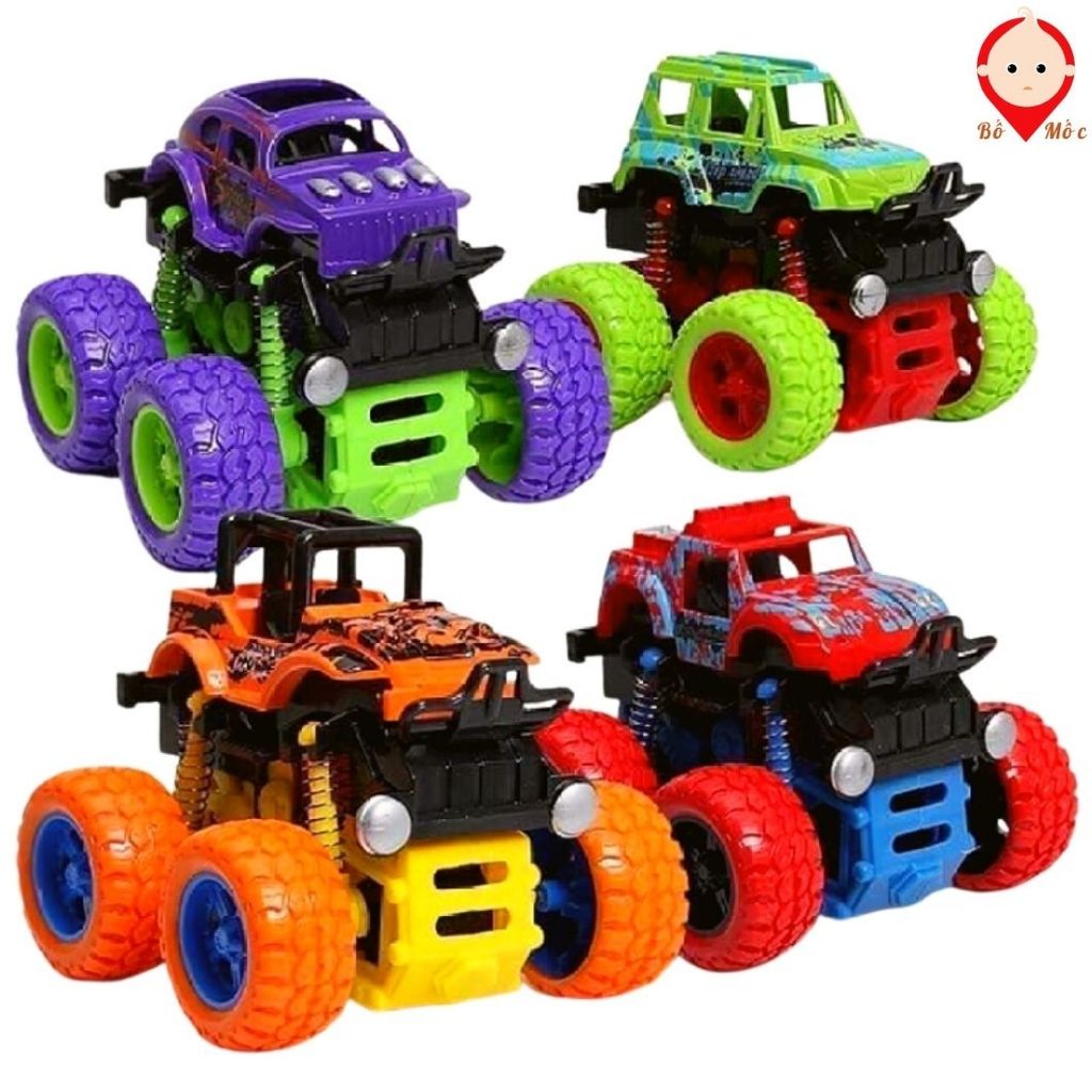 Đồ Chơi Siêu Xe Quái Xế Monster Truck - Ô Tô Chất Liệu Nhựa Cao Cấp Siêu Bền An Toàn Cho Bé - Shop Bố Mốc