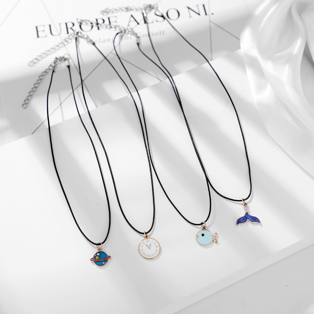 Vòng cổ mặt dây hình hoạt hình phong cách Hàn Quốc thời trang xinh xắn cho nữ