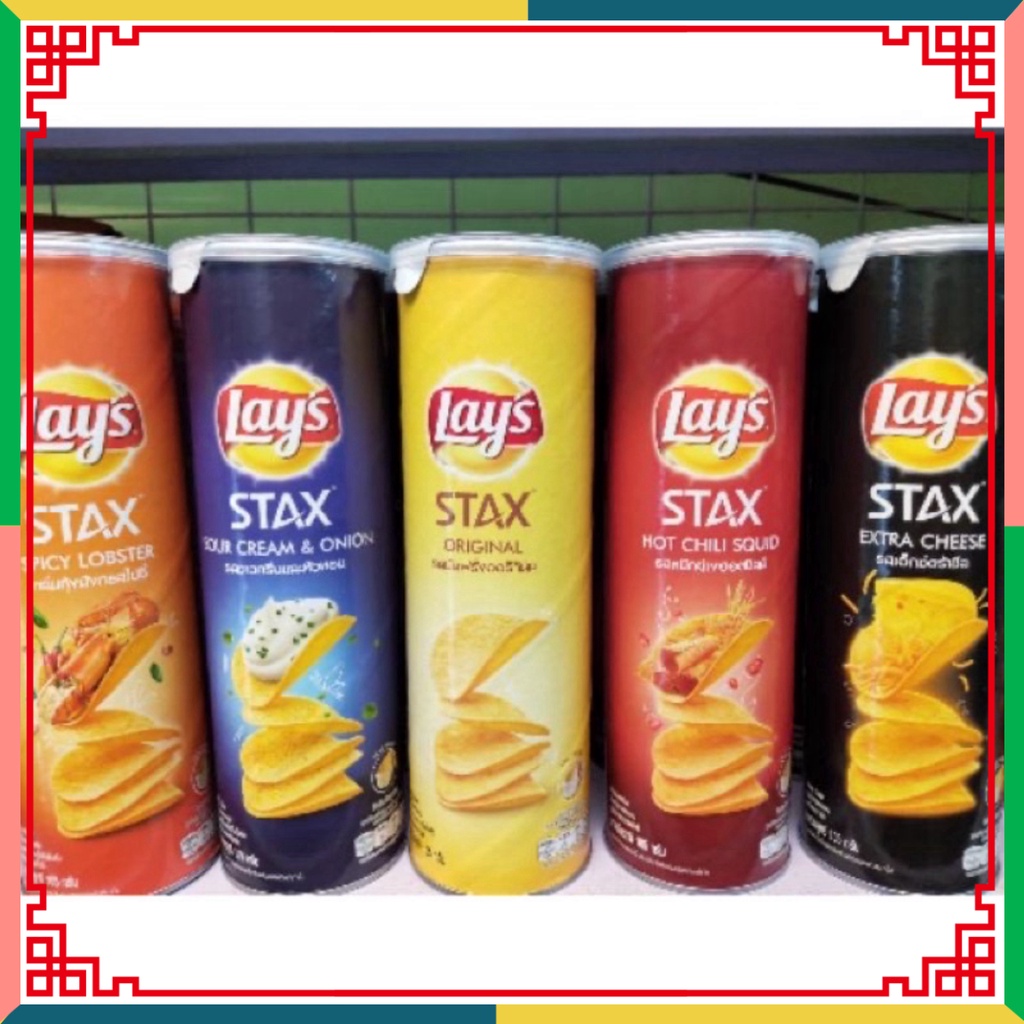 Khoai tây ống Lays stax 105g/160g [ Đủ Vị ] ( Đại lý Ngọc Toản)