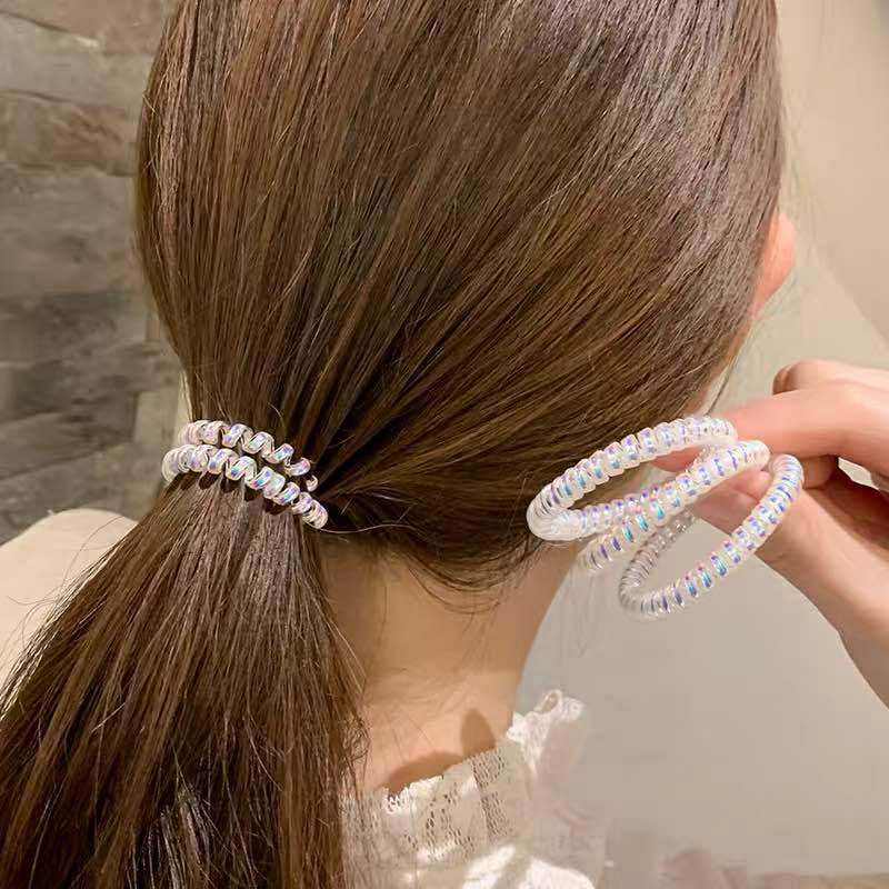 Cột tóc lò xo nhũ