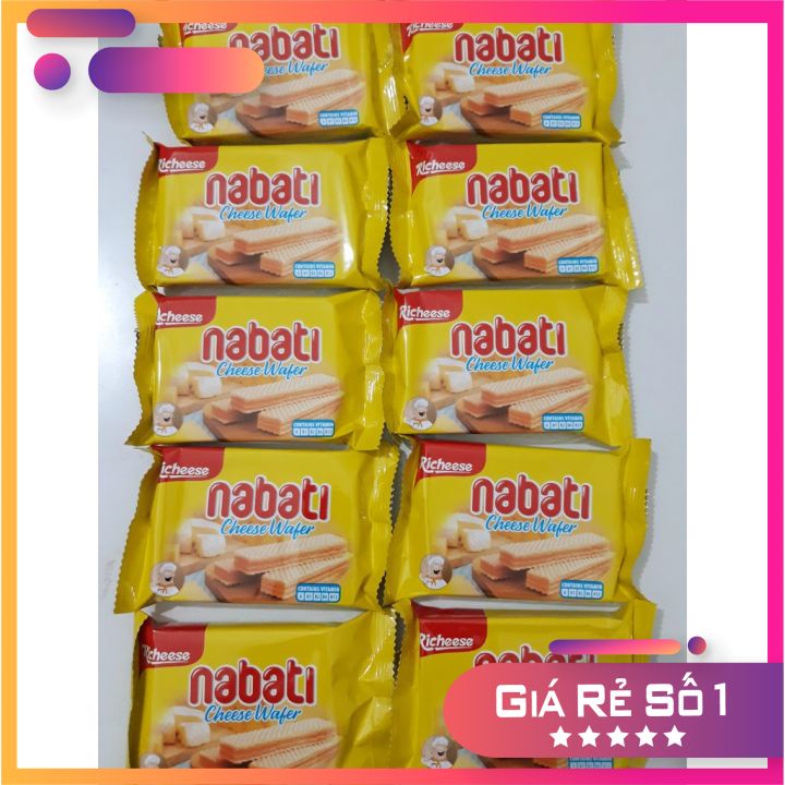 Combo 10 Gói Bánh Xốp Nabati (10 gói x20g)