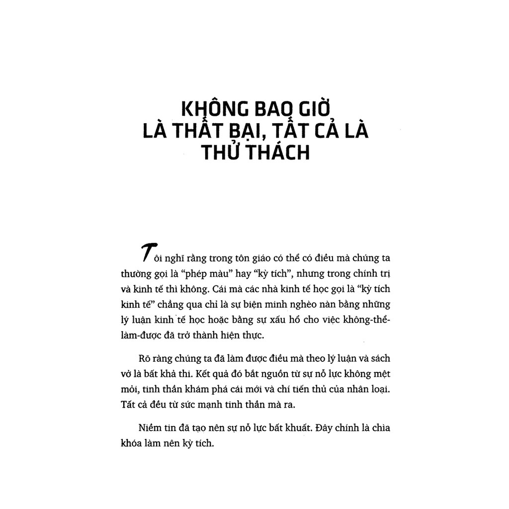 Sách - Không Bao Giờ Là Thất Bại! Tất Cả Là Thử Thách | BigBuy360 - bigbuy360.vn