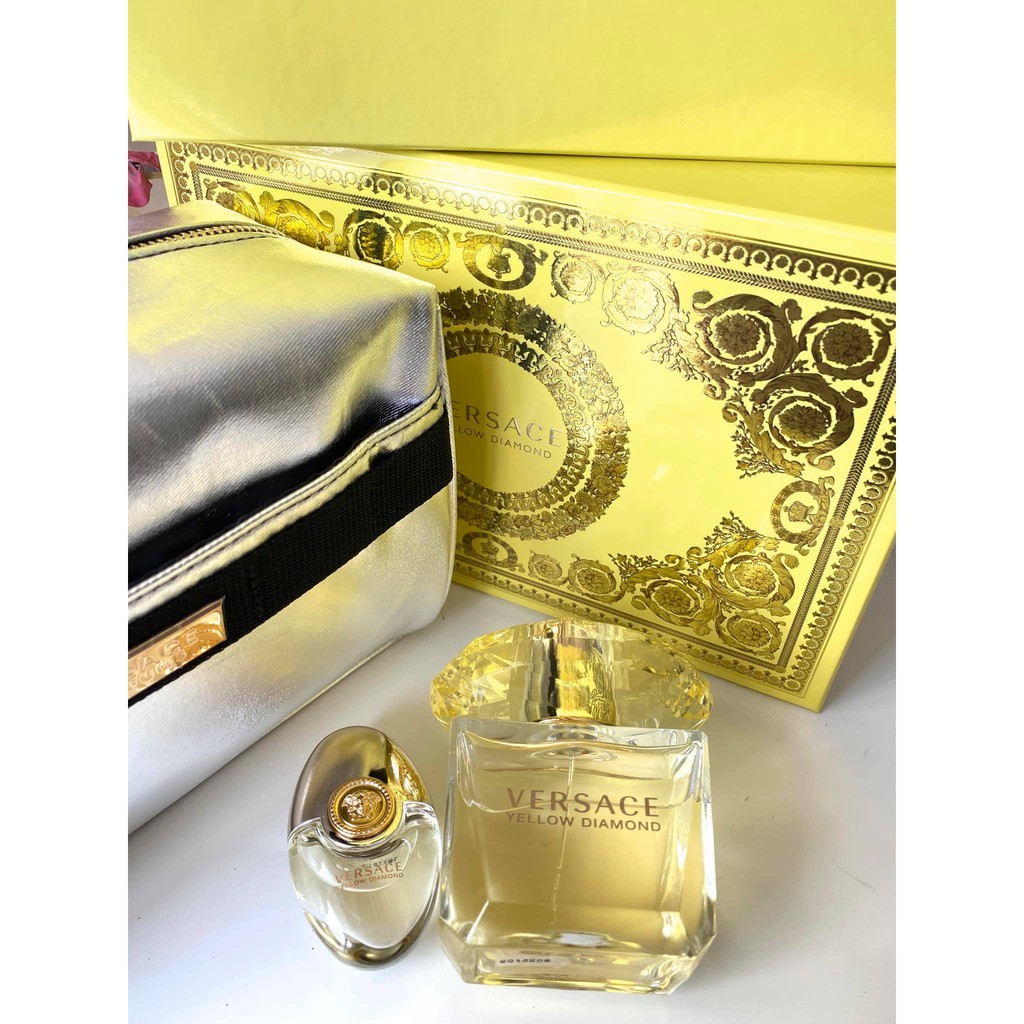 Nước hoa nữ set Versace Yeallow Diamond