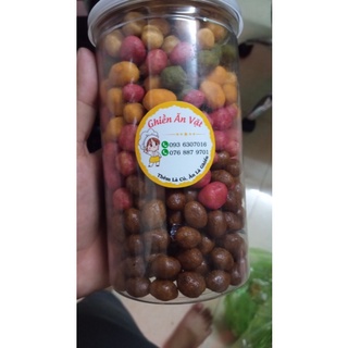 ĐẬU PHỘNG DA CÁ MIX ĐỦ  VỊ 450GR/HỦ