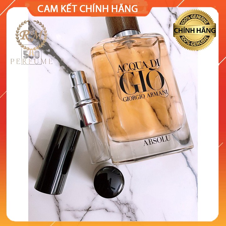 Nước hoa nam cao cấp Acqua di Giò vàng 5ml - 10ml - 20ml chiết chính hãng | BigBuy360 - bigbuy360.vn