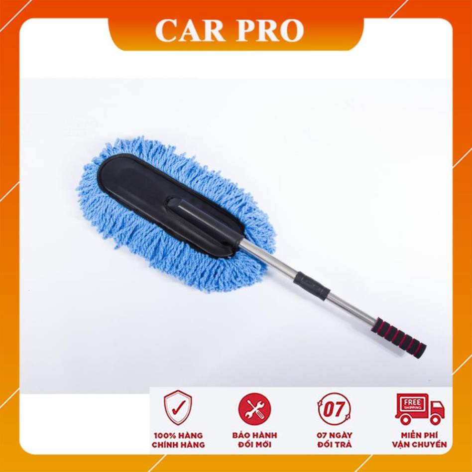 Chổi nano lau rửa xe ô tô chuyên dụng, cán kéo dài hoặc thu gọn chổi dẹt - CAR PRO