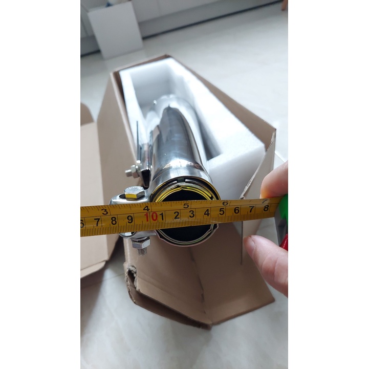 Pô SUPERTRAPP STYLE - inox 304 - Bít Đầu - cafe racer