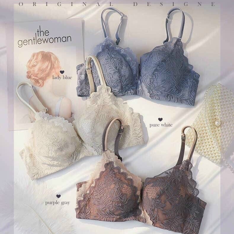 Áo Lót Ren Hoa Cao Cấp Kèm Đệm Mút Mềm Mại Thoáng Khí