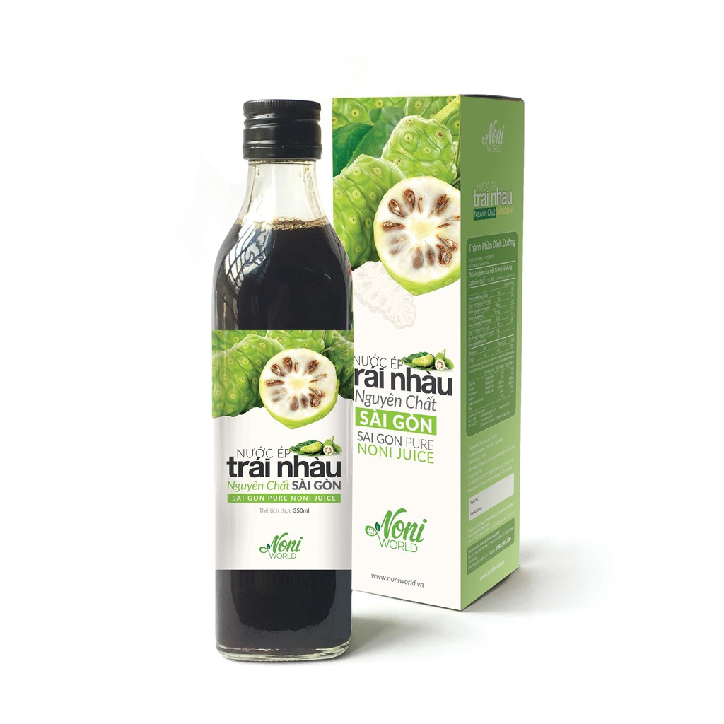 Nước ép trái nhàu nguyên chất- Loại xuất khẩu - Pure noni juice Noniworld