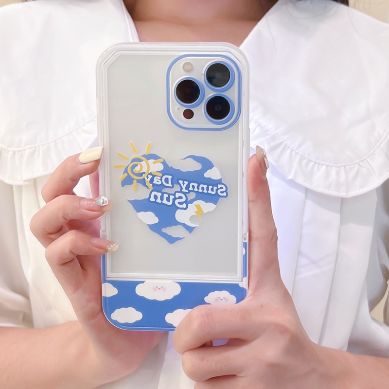 Ốp lưng iphoneỐp Điện Thoại  Kèm Giá Đỡ Tàng Hình Họa Tiết Hoạt Hình Dễ Thương Cho iphone 14 / 13Pro 12 / xs / 6 / 7 / 8PLUSDinuo case