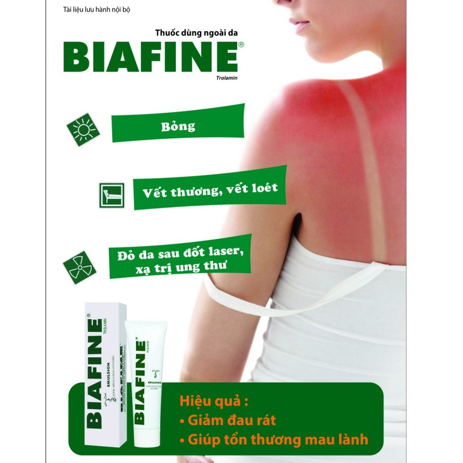 Kem bôi Bỏng , Phỏng BIAFINE dành cho người lớn và trẻ em hàng nhập khẩu chính hãng