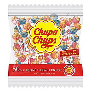 Kẹo mút Chupa Chups hương hỗn hợp 600g (60 que * 10g)