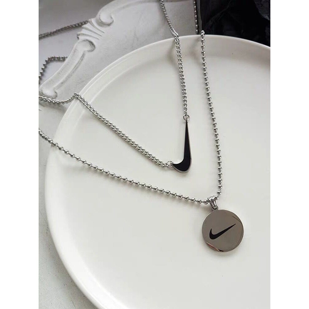 vòng cổ Mặt Thẻ Tròn Phong Cách Hàn Quốc Cho Cặp Đôi