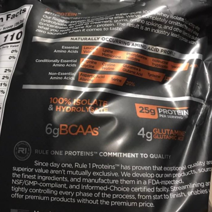 RULE1 PROTEIN ISOLATE - BỔ SUNG PROTIEN WHEY GIÚP PHÁT TRIỂN CƠ BẮP