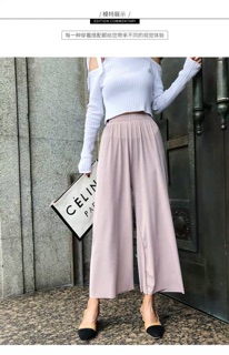 [order hàng về sau 7-10 ngày] Quần ống rộng cotton