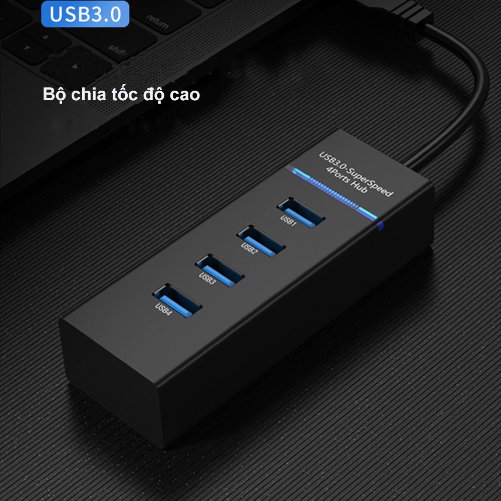 Bộ chuyển đổi usb 3.0 đa năng 4 ports hub - Hub usb 3.0 4 port tốc độ cao