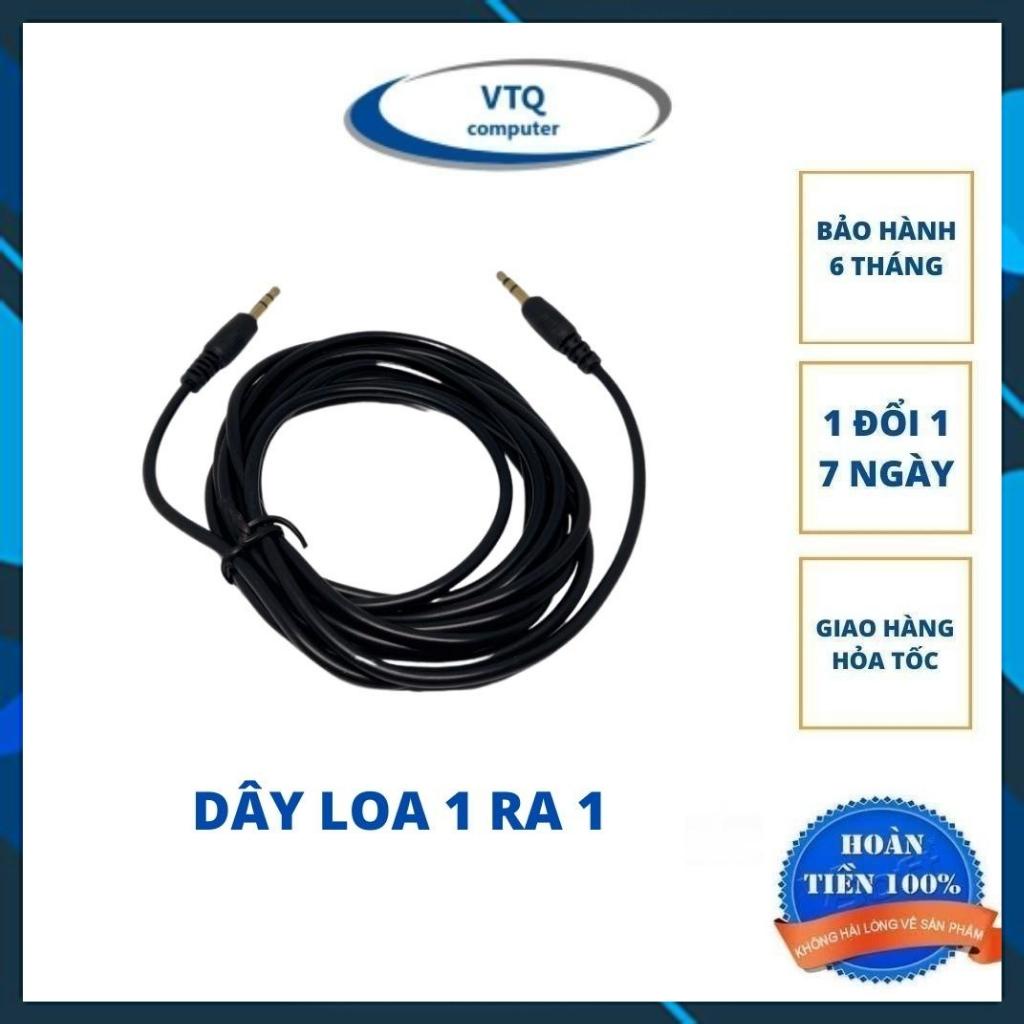 Dây loa 1 ra 1, dây 2 đầu 3.5 1.5m, 3m, 5m hàng chất lượng giá tốt.shopphukienvtq
